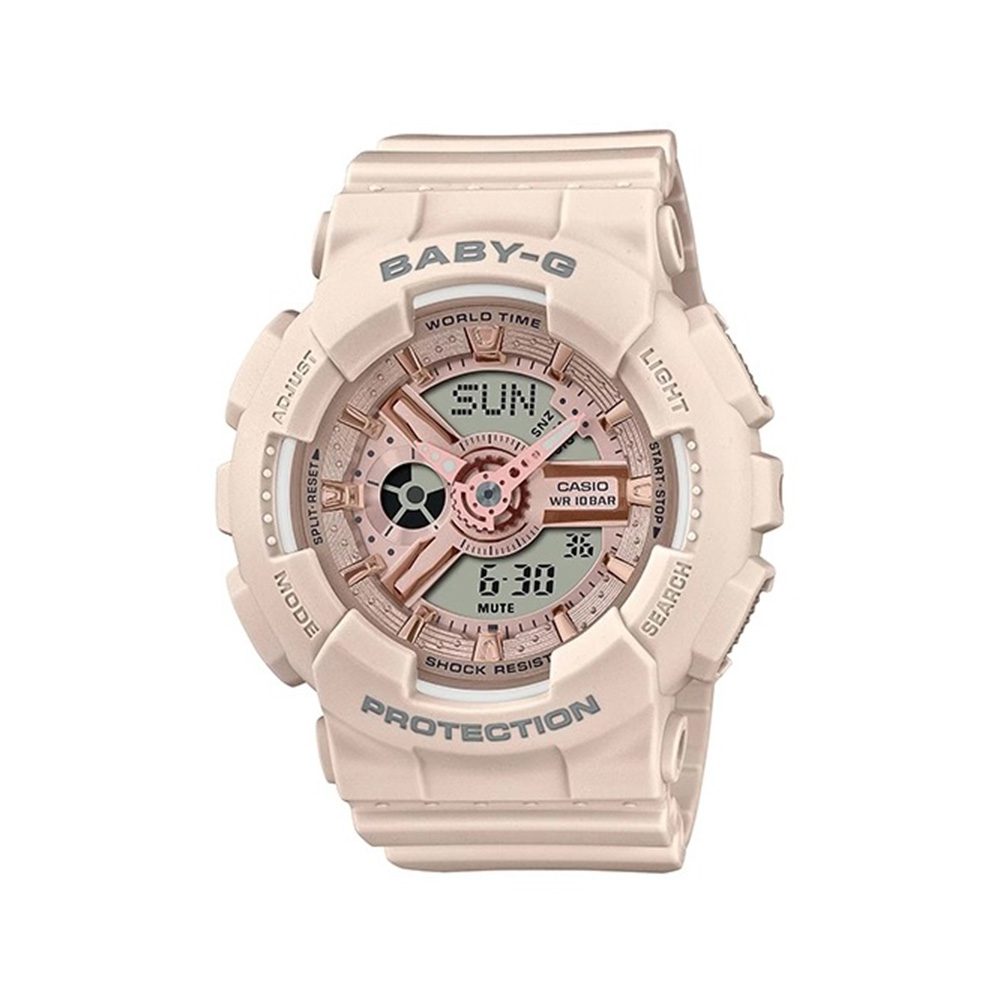 BA-110XCP-4ADR-Noriswatch ساعت مچی زنانه کاسیو BABY-G مدل BA-110XCP-4ADR