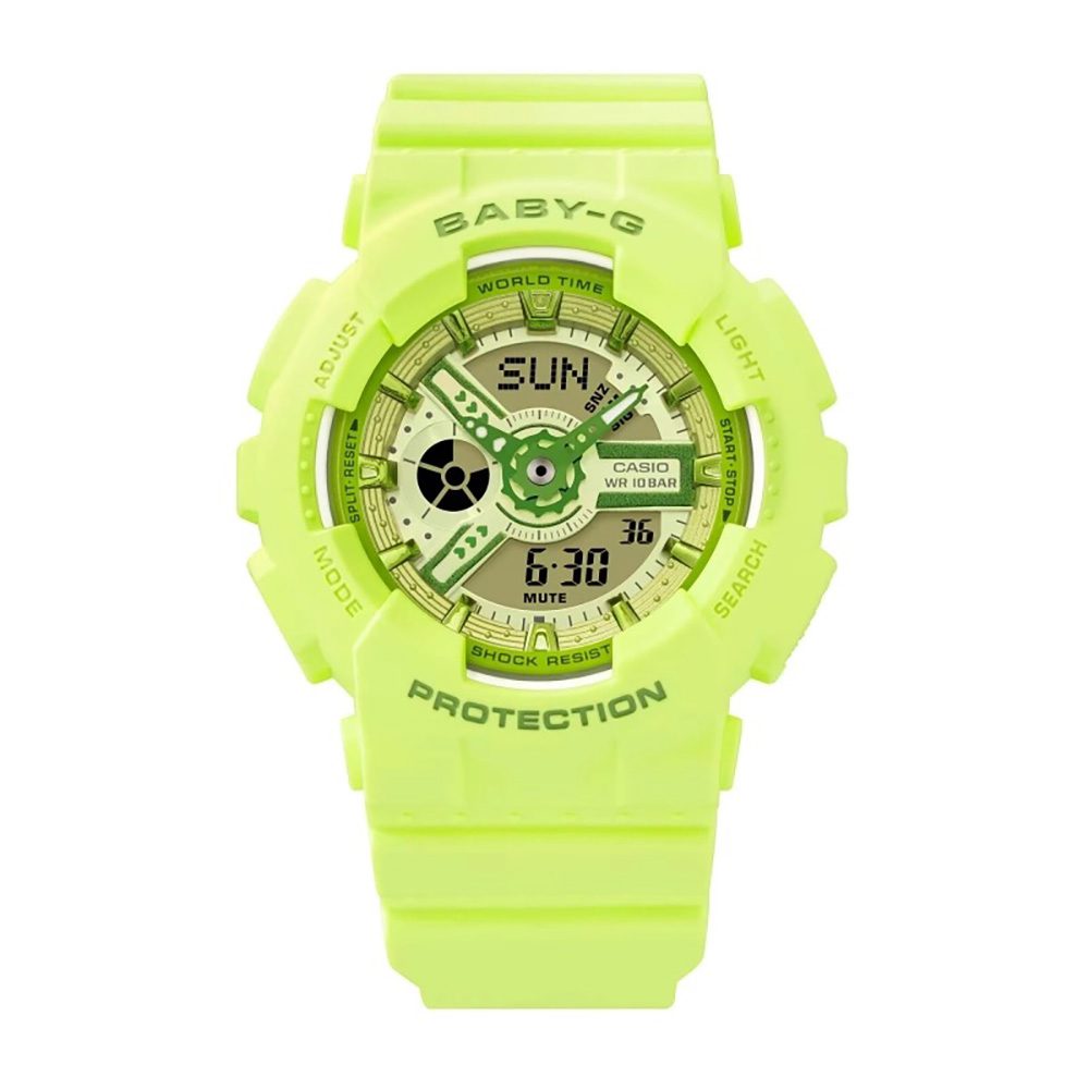 BA-110YK-3ADR-Noriswatch ساعت مچی زنانه کاسیو Baby-G مدل BA-110YK-3ADR