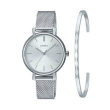 ساعت مچی زنانه با النگو کاسیو مدل CASIO-LTP-2024VM-7CDR