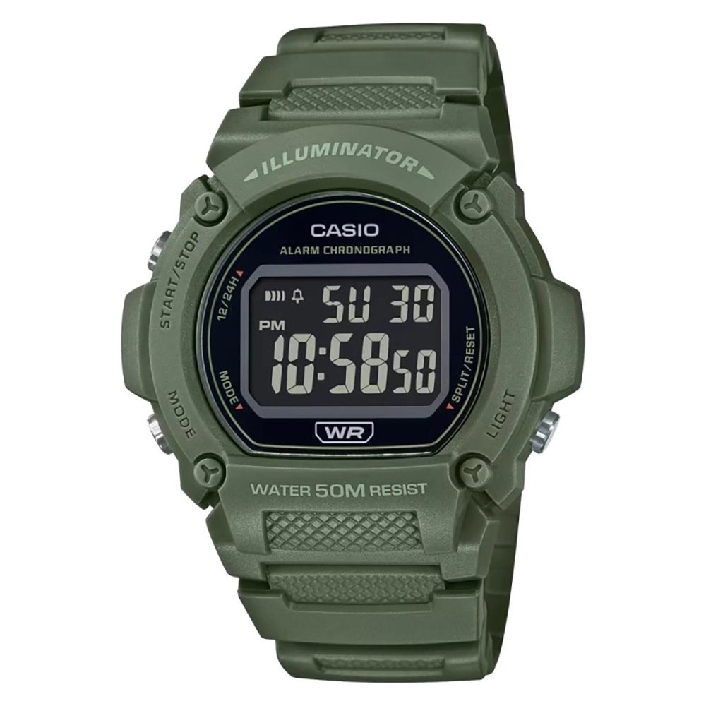 CASIO-W-219HC-3BVDF ساعت مچی مردانه کاسیو مدل CASIO-W-219HC-3BVDF