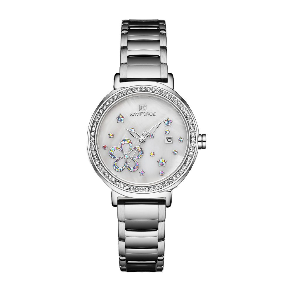 Naviforce-NF-5016-SW-Noriswatch ساعت مچی زنانه نیوی فورس مدل Naviforce NF 5016 S/W
