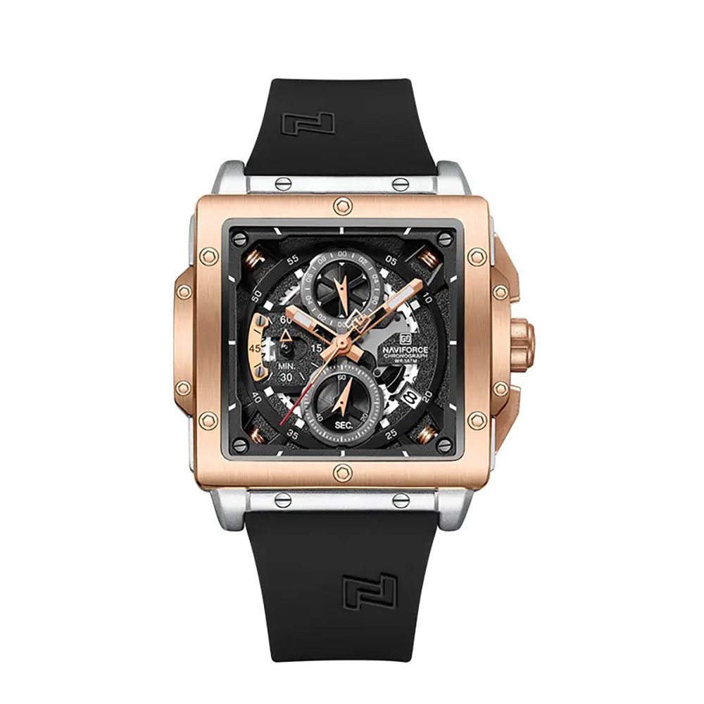 Naviforce-NF-8064-SRGB-Noriswatch ساعت مچی مردانه نیوی فورس مدل Naviforce NF 8064 S/RG/B