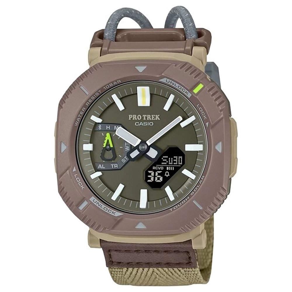 PRJ-B001B-5DR-Noriswatch ساعت مچی دیجیتال کاسیو PRO TREK مدل PRJ-B001B-5DR