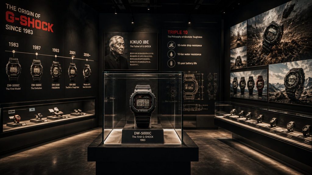 ساعت جی شاک در موزه دیجیتال تاریخچه G-SHOCK