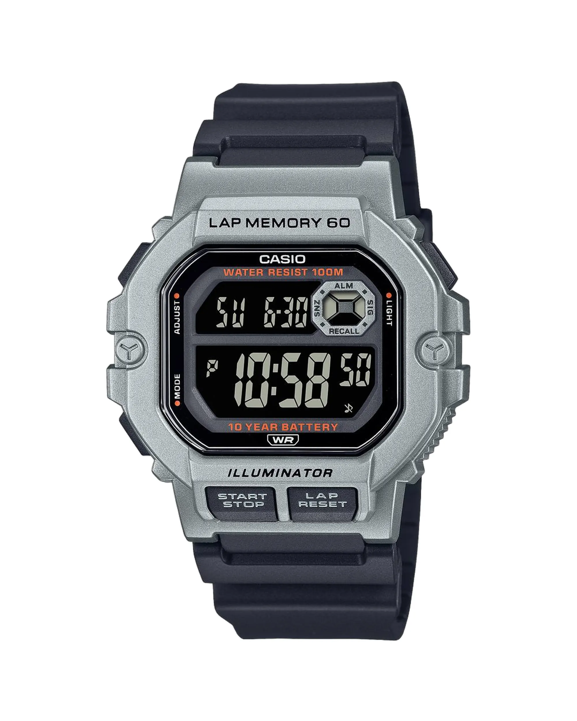 WS-1400H-1BV-front ساعت مدل WS-1400H-1BV
