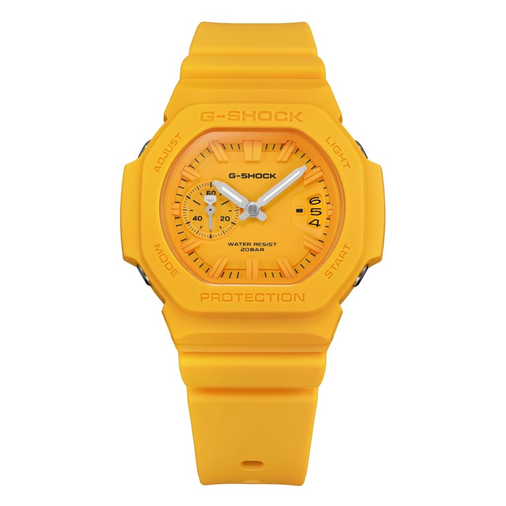 عکس رسمی ساعت کاسیو جی‌شاک GAC-2500-9A؛ نمای روبه‌رو و رنگ واقعی مدل