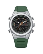 NAVIFORCE NF9265 نقره‌ای صفحه سبز بند سبز